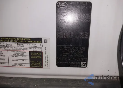 2022 Land Rover Defender 110 X-Dynamic Hse z USA, uszkodzony, nr VIN SALE3ERUXN2097812